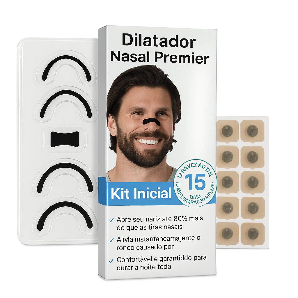 Intake Dilatador Nasal Magnético para Esportes e para Dormir